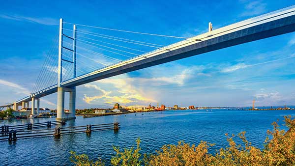 Brücke nach Rügen - Bergen Umzugsunternehmen Ebert
