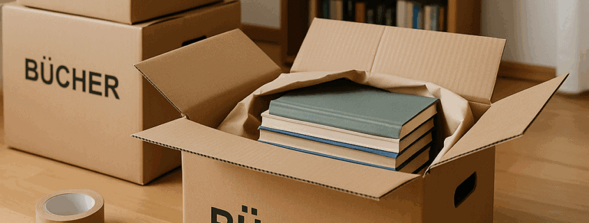 Bücher sicher beim Umzug verpacken